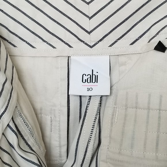 EUC CAbi Tick Tock Crop Pants Size 10 - Picture 4 of 6